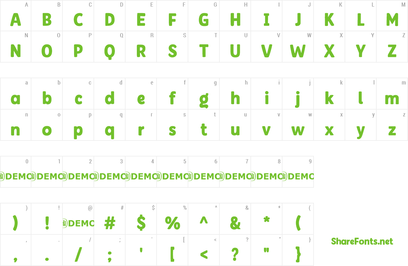 Font Notably Absent preview